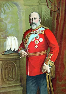 Majesty Prints: King Edward VII in uniform