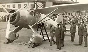 Lysander Prints: King Edward VIII and the Duke of York inspect prototype