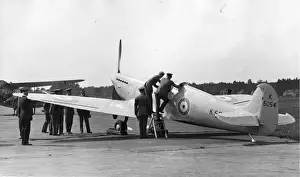 King Edward VIII inspects Supermarine Spitfire