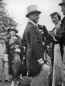 Images Dated 30th January 2018: King Edward VIII & Mrs Simpson at Royal Ascot, 1936