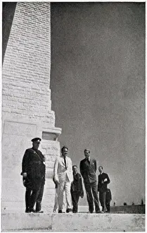 Gallipoli Prints: King Edward VIII visiting the Gallipoli War Memorial in Turk