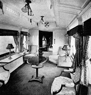 Images Dated 5th April 2004: King Edwards day comparment, on the royal train