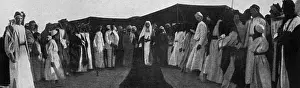 Iraqi Prints: King Faisal I of Iraq among the Dulaim