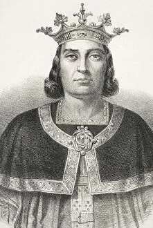 Lithography Collection: King Ferdinand III of Castile, called the Saint