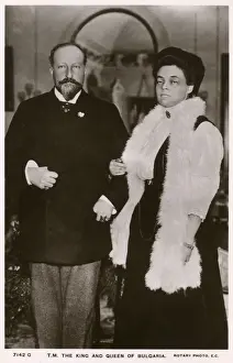Tsaritsa Prints: King Ferdinand and Queen of Bulgaria