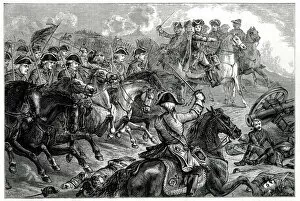 Images Dated 17th August 2021: King George II at the Battle of Dettingen, Electorate of Mainz