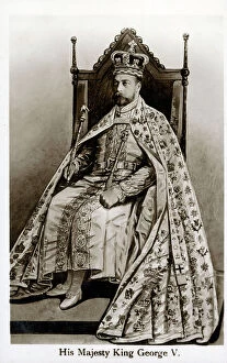 Regal Collection: King George V - Commemorative Coronation postcard