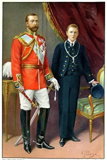 King George V and Edward, Prince of Wales