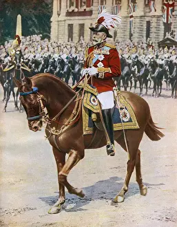 Braid Prints: King George V on horseback as Field Marshal