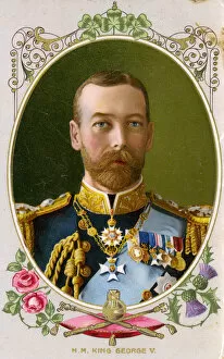 Images Dated 6th August 2018: King George V - Oval portrait