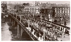 King George V Progress across London Bridge