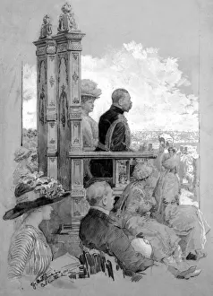 Calcutta Prints: King George V and Queen Mary in Calcutta, India