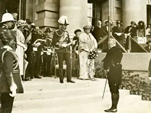 Formal Prints: King George V and Queen Mary, new County Hall, London