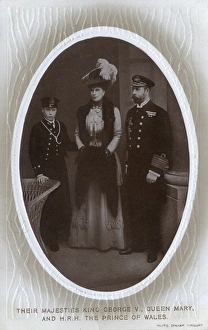 Images Dated 24th March 2017: King George V, Queen Mary and the Prince of Wales