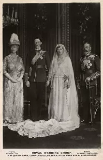 Images Dated 15th February 2017: King George V, Queen Mary, Princess Marys wedding