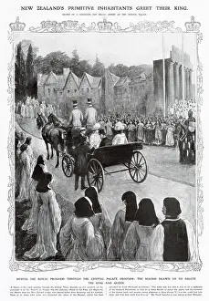 Greet Prints: King George V travels to the Crystal Palace to see preparations for the Empire Festival