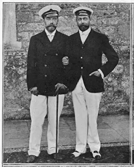 King George V and Tsar Nicholas II