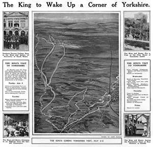 Wentworth Prints: King George V - Visit to Yorkshire