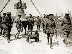 King George V visiting the Western Front, WW1