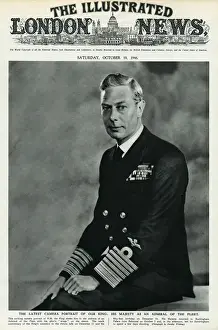 Sleeve Prints: King George VI as Admiral of the Fleet