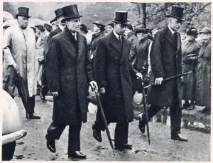 Funeral Prints: King George VI following the coffin of his mother-in-law