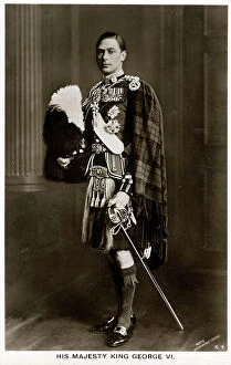 Sporran Collection: King George VI in Highland Military uniform