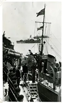 King George VI inspecting D-Day Invasion Forces, WW2