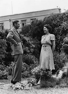 Images Dated 1st March 2012: King George VI and Princess Elizabeth