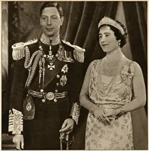 Stately Prints: King George VI and Queen Elizabeth 1937