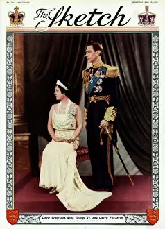 Images Dated 21st March 2012: King George VI and Queen Elizabeth consort 1937