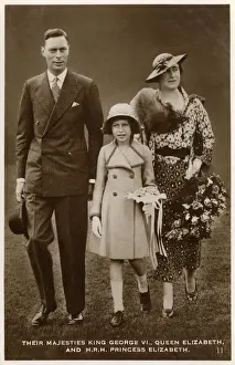 Posy Prints: King George VI, Queen Elizabeth and Princess Elizabeth