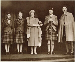 Tartan Collection: King George VI and Queen Elizabeth, with Princesses Elizabet