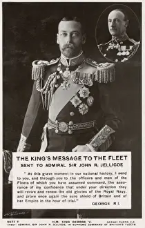 Jellicoe Prints: King George Vs message to the Fleet - WW1