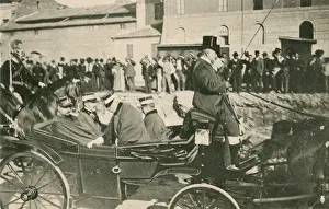 King of Greece visiting Rome