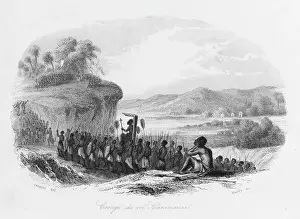 Guinea Prints: King of Guinea, West Africa, meets the Portuguese