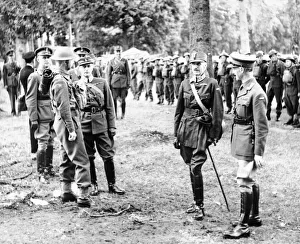 Images Dated 9th June 2020: King Haakon VII of Norway and Crown Prince Olav
