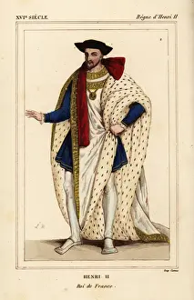 King Henry II of France in the costume of