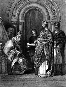 King Henry II and Irish clergy