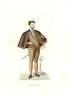 Chevignard Prints: King Henry III of France, 16th century, wearing