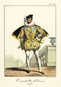 King Henry III of France, full portrait from 1575