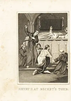 Penance Prints: King Henry II's penance at Canterbury Cathedral, 1174