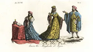Anjou Gallery: King Henry VI of England and his queen, Margaret of Anjou