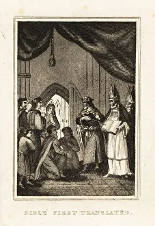 Virtue Prints: King Henry VIII with Tyndale's first English Bible, 1525