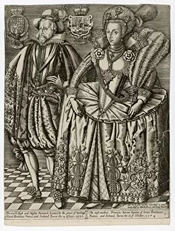 1625 Collection: King James I and his wife, Anne of Denmark