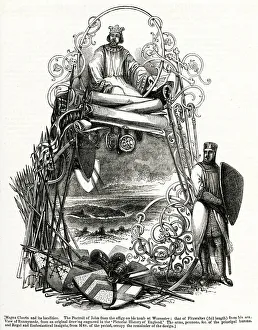 Images Dated 14th October 2019: King John and the Magna Carta, view of Runnymede
