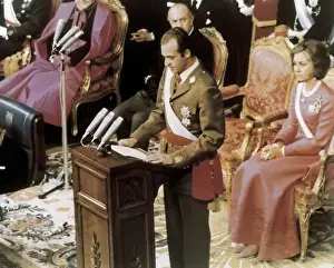 King Juan Carlos I inauguration