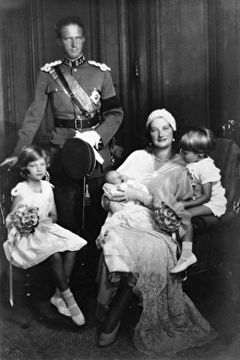 Images Dated 4th April 2012: King Leopold III of Belgium with his wife Astrid of Sweden