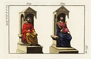 Robert Spallart Prints: King Louis IV and King Lothar I
