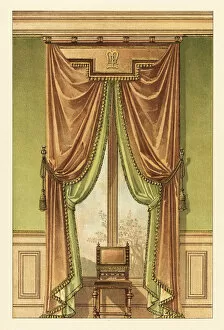 Images Dated 11th June 2020: King Louis XIII-style wall hanging, circa 1900