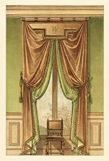 King Louis XIII-style wall hanging, circa 1900